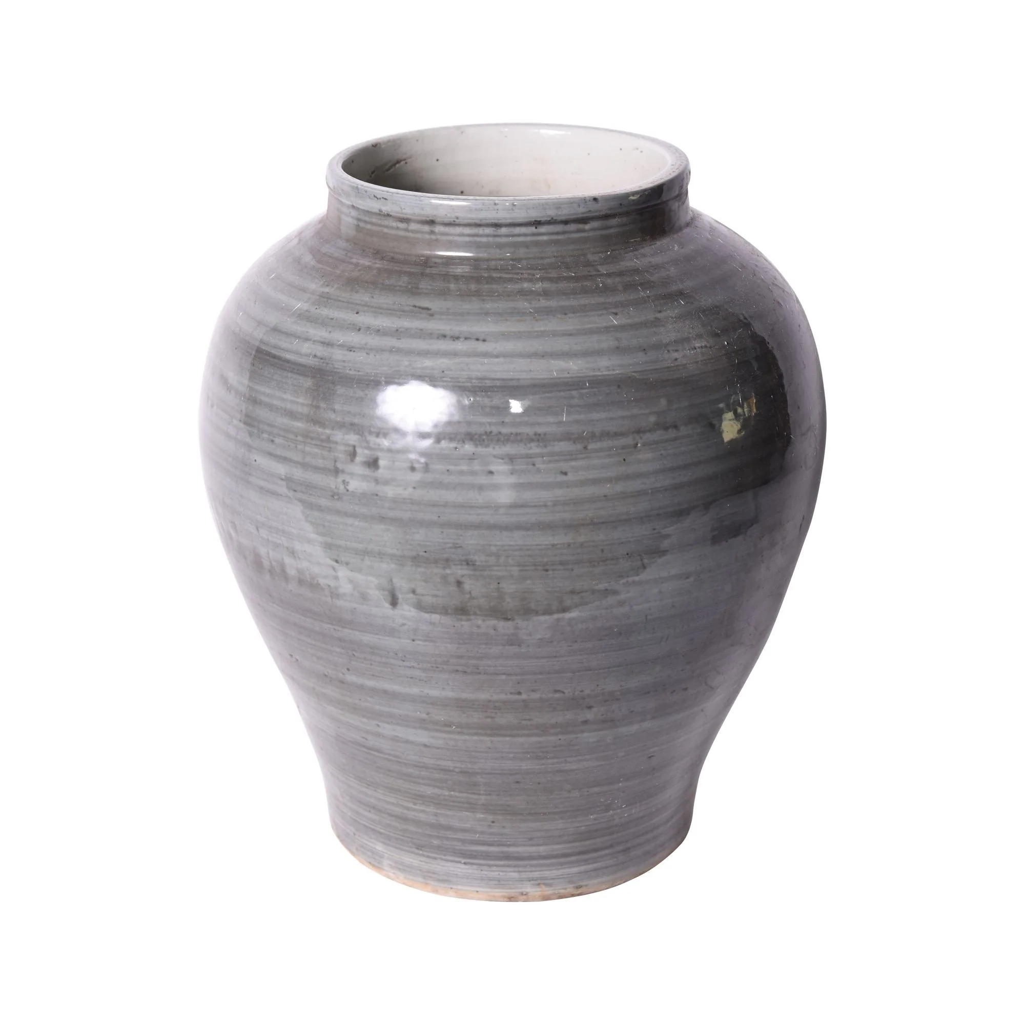 Legend of Asia Iron Gray Open Top Jar Small