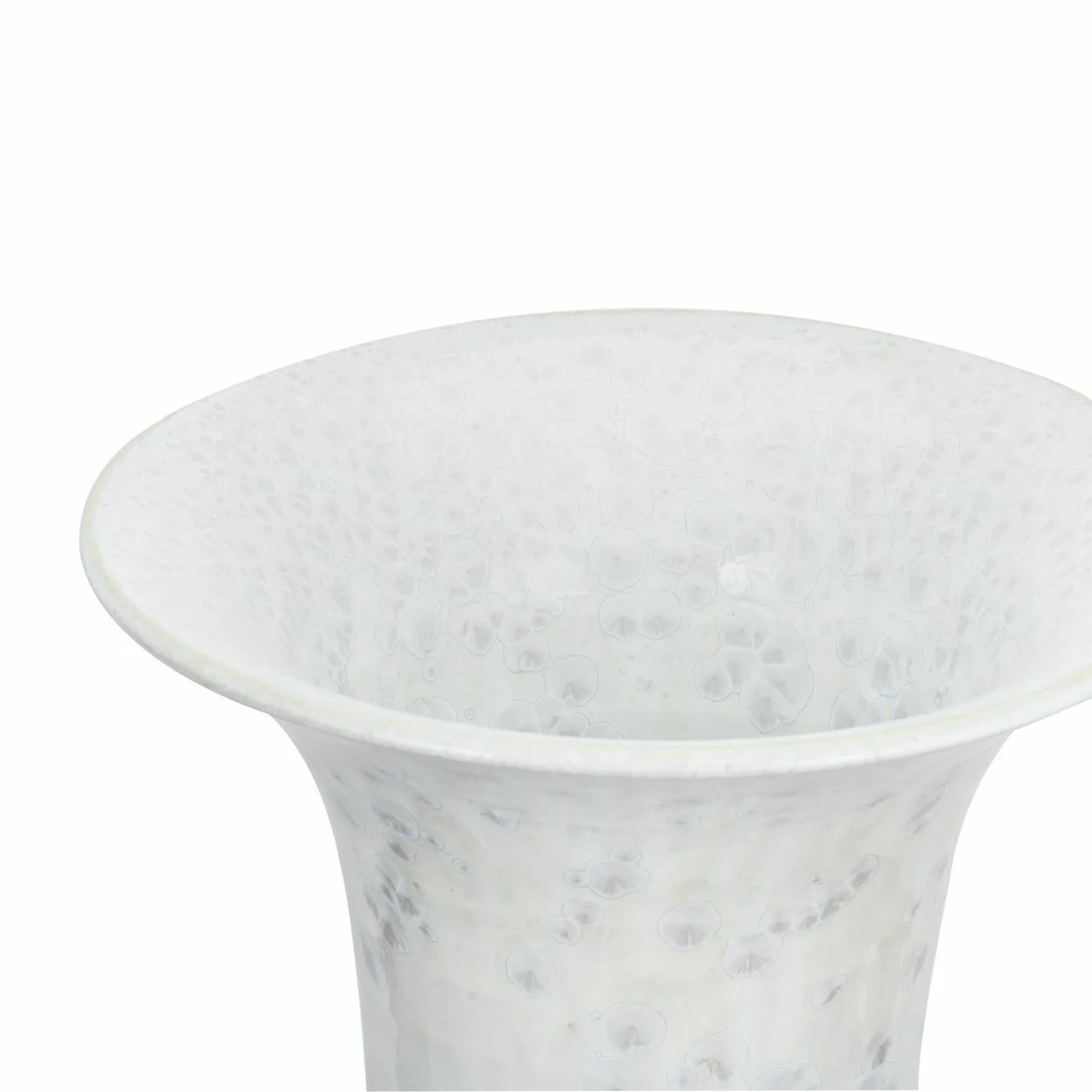 Legend of Asia Large Crystal Shell Fish Tail Floor Vase - Image 3