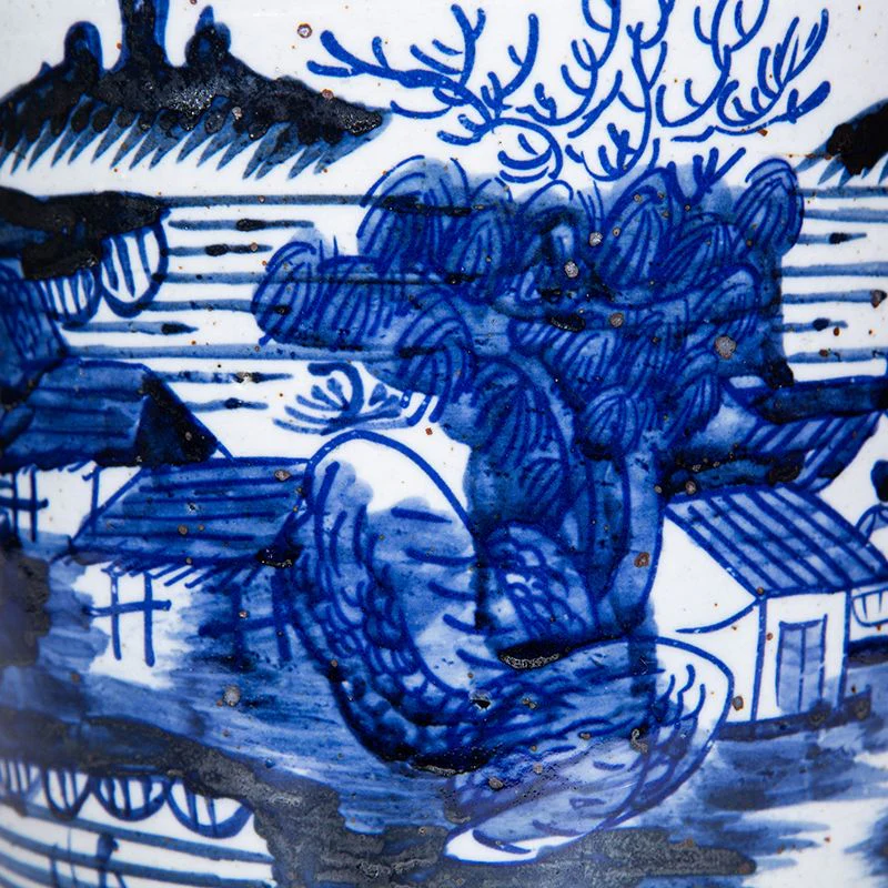 Legend of Asia Large Dynasty Orchid Pot Landscape - Image 3