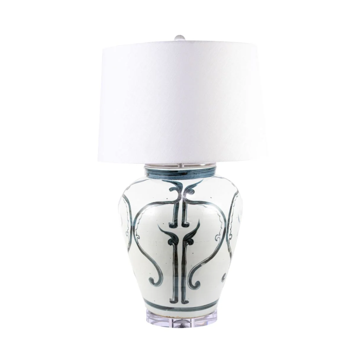 Legend of Asia Opera Mask Jar Lamp