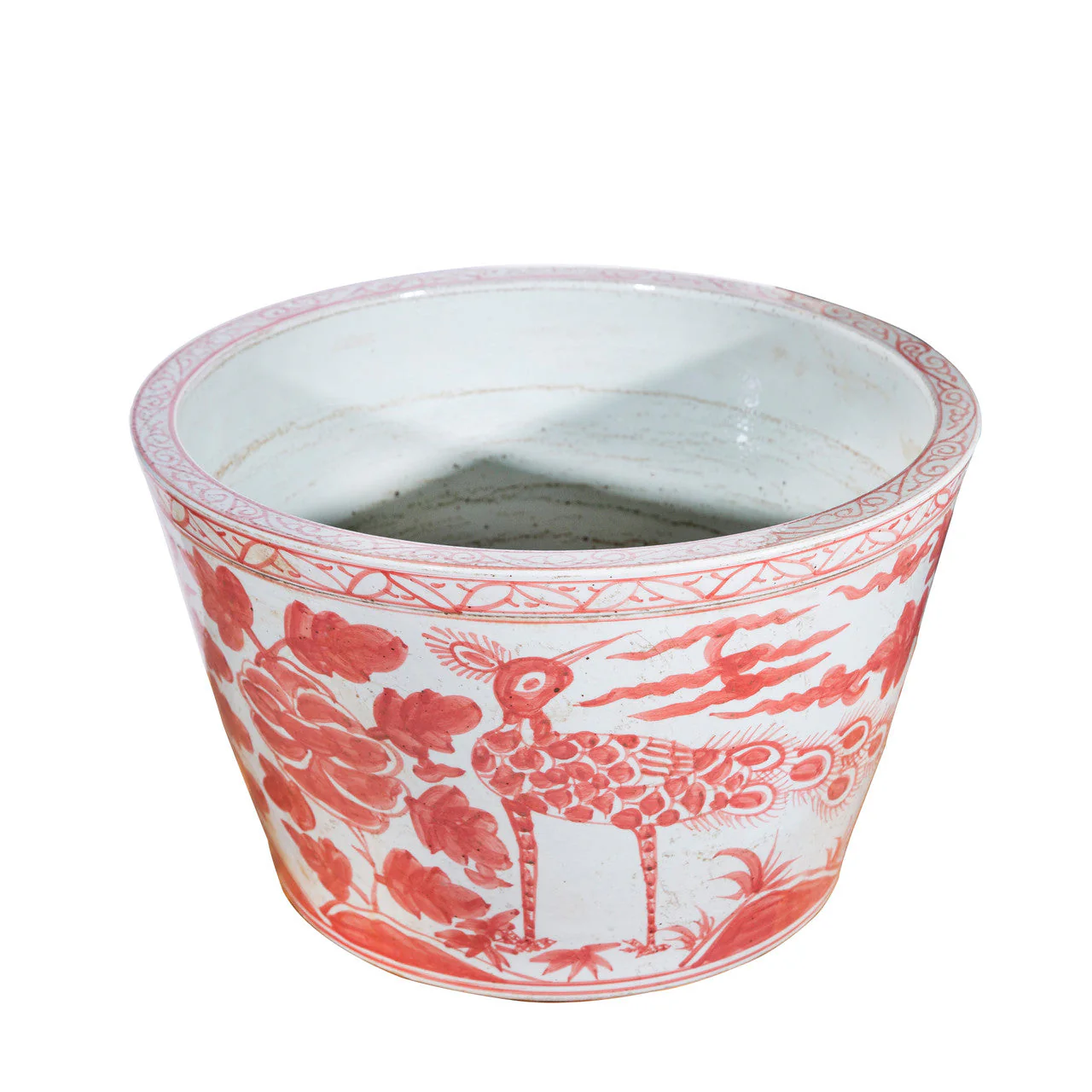 Legend of Asia Red Bird Basin Planter - Image 2