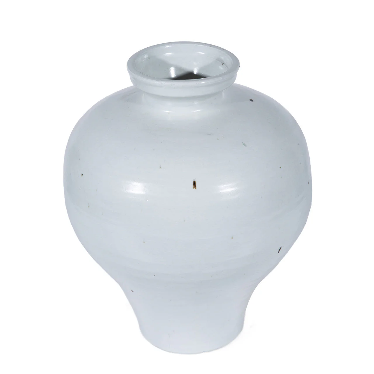Legend of Asia Rustic White Flip Lip Plum Vase - Image 2