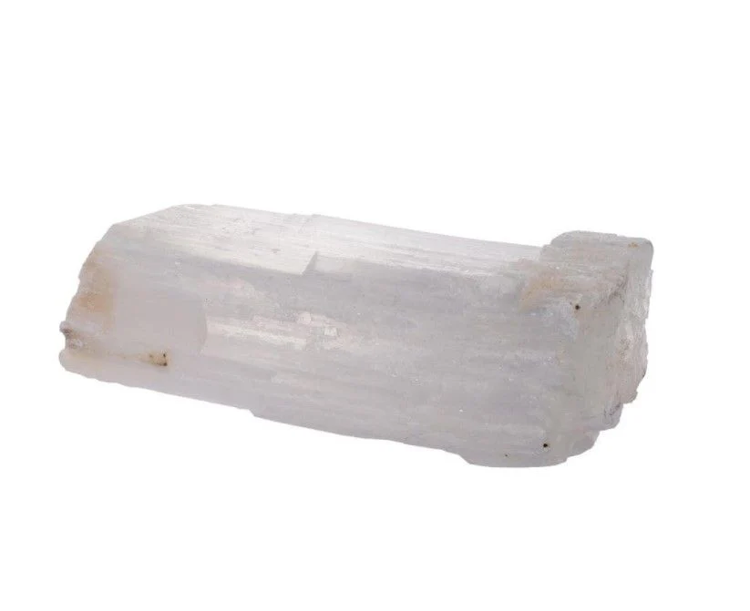 Legend of Asia Selenite Fireplace Log Large