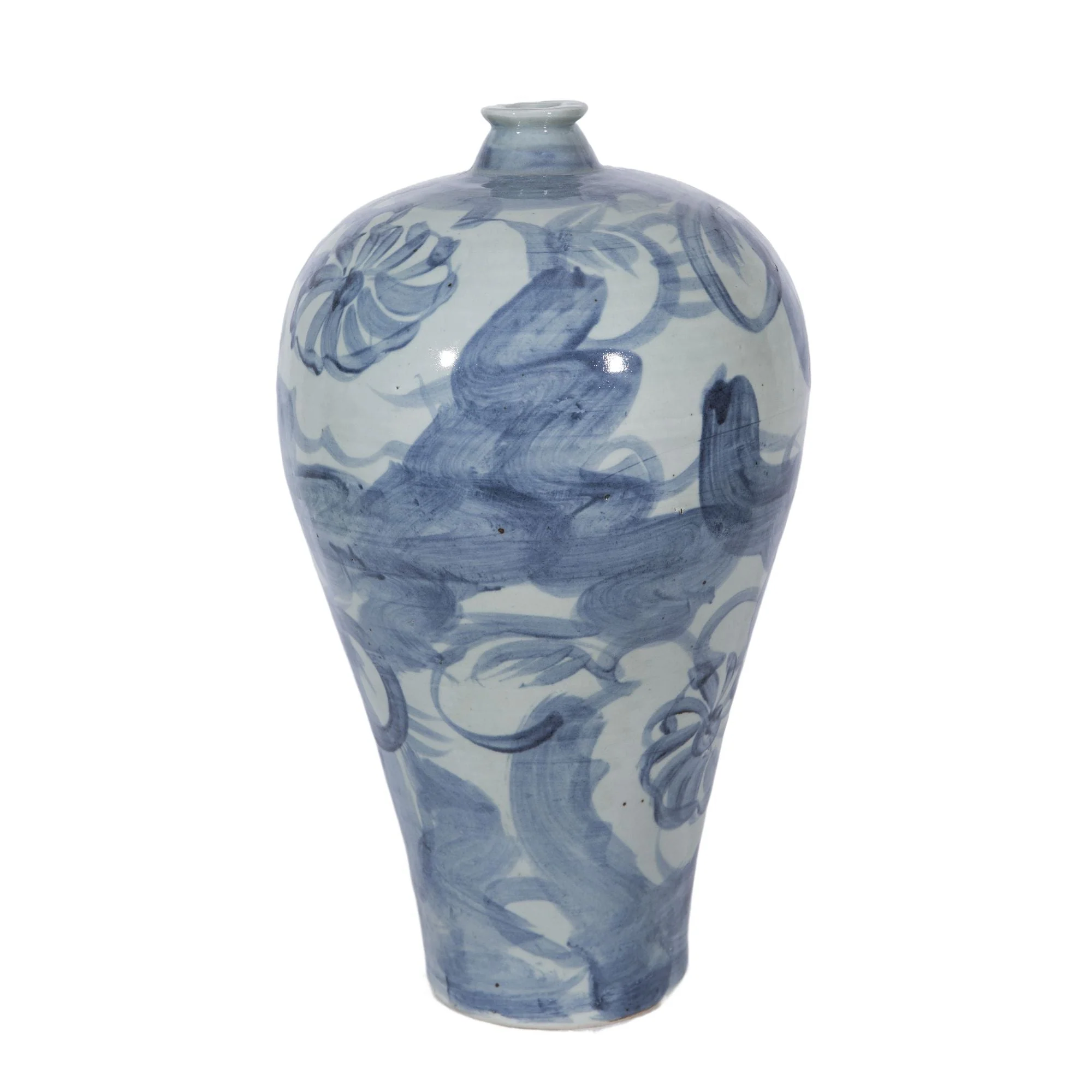 Legend of Asia Silla Flower Tall Plum Vase