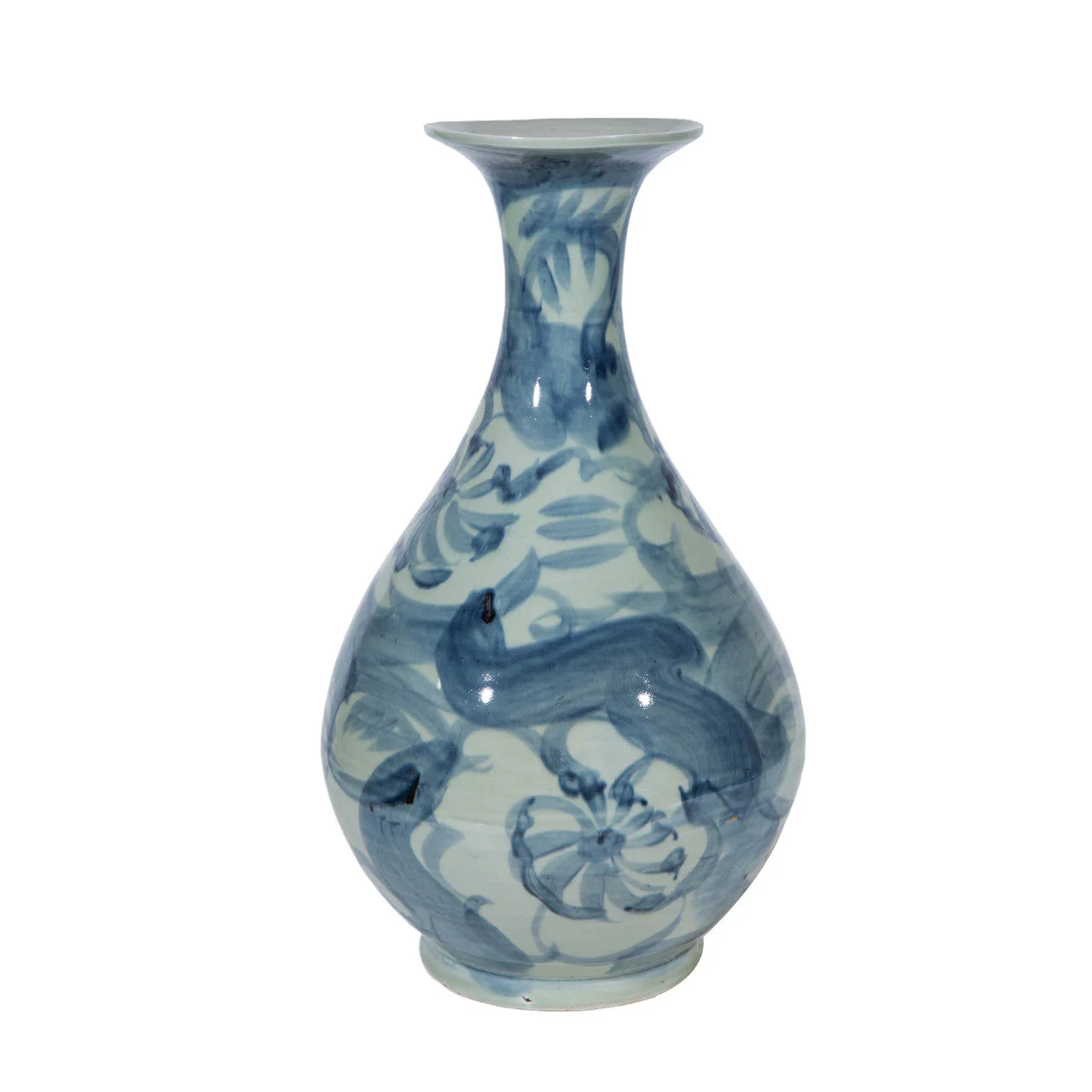 Legend of Asia Silla Flower Vase Pear Shape
