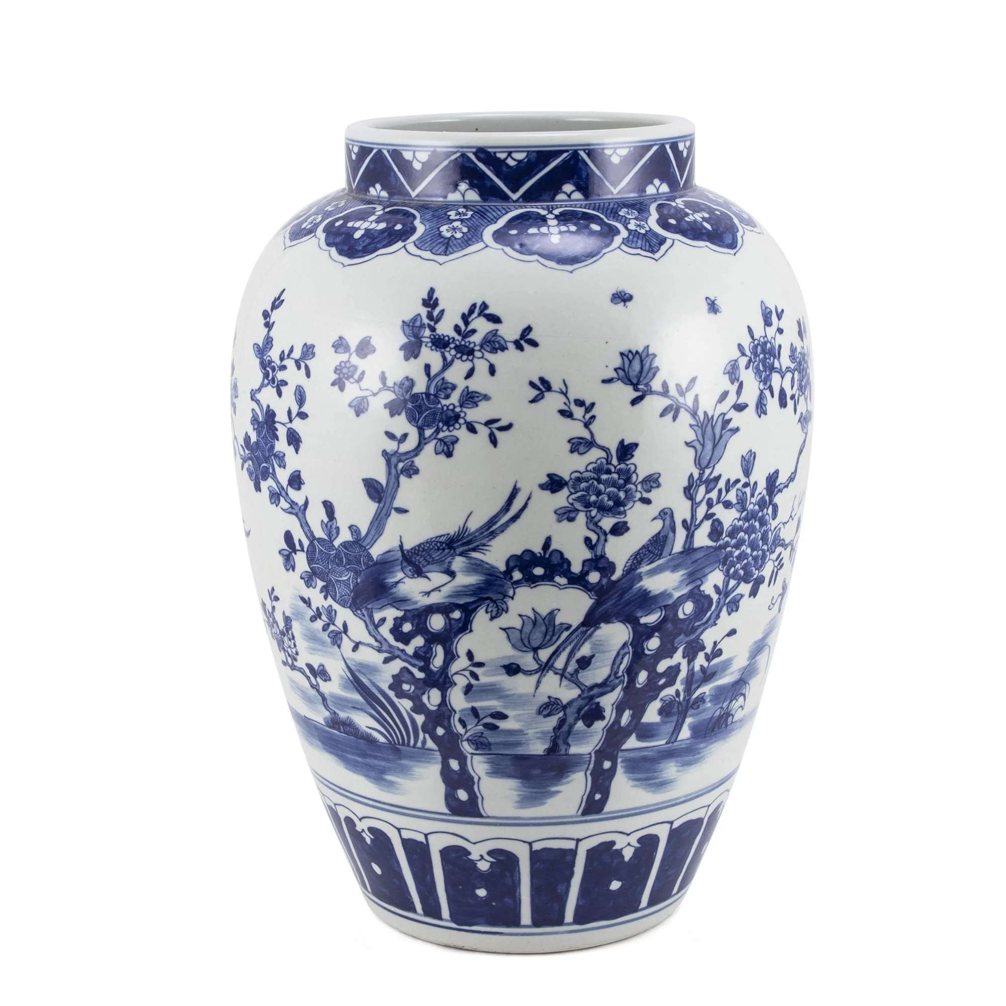 Legend of Asia Spring Flower & Bird Open Top Jar