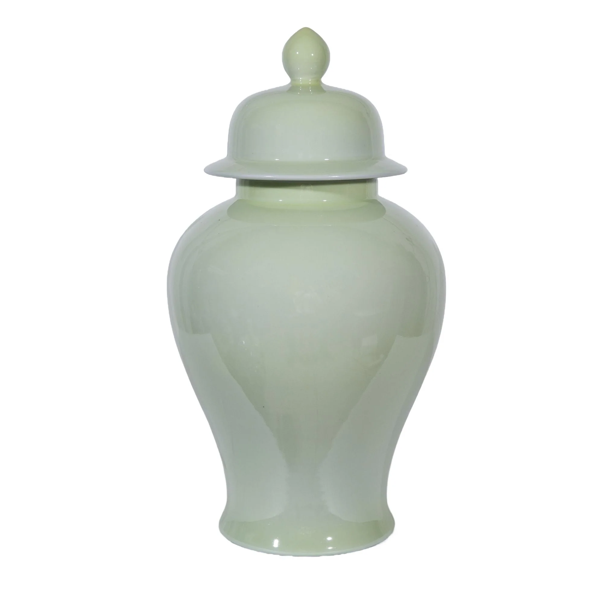 Legend of Asia Spring Green Temple Jar Medium