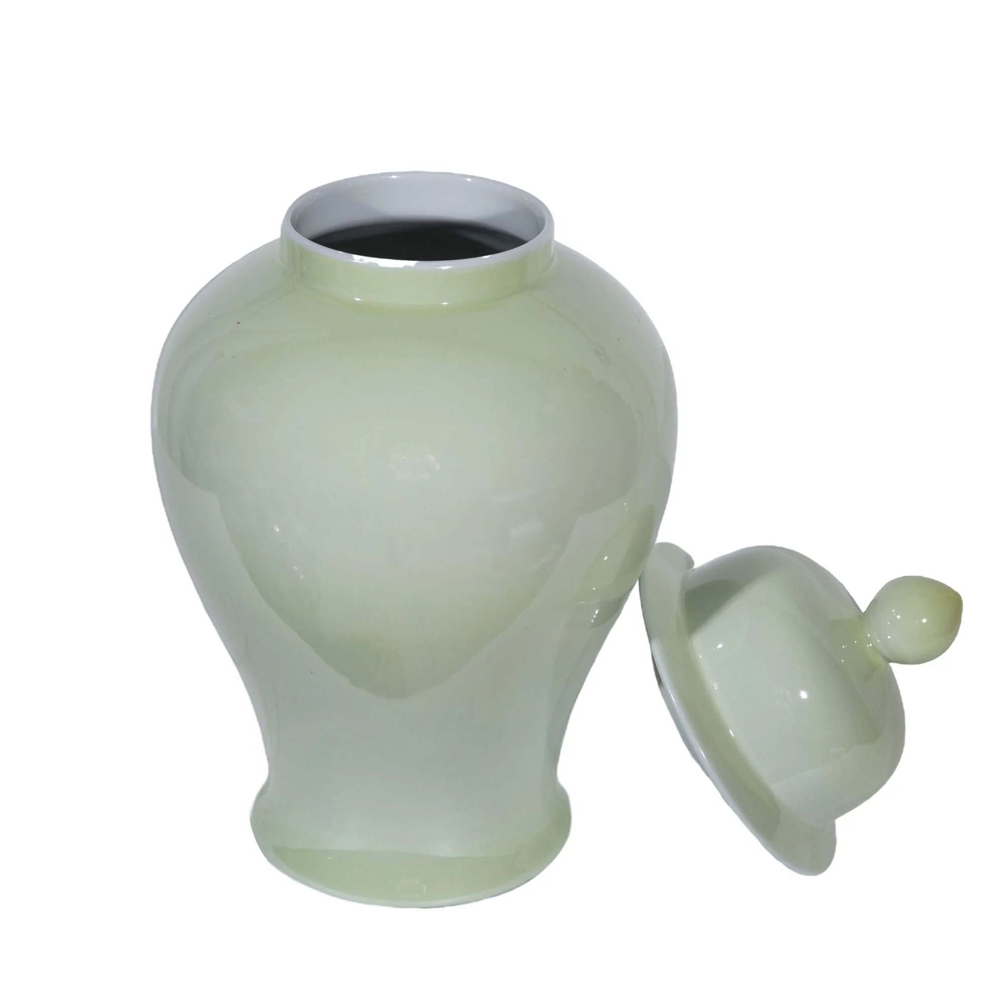 Legend of Asia Spring Green Temple Jar Medium - Image 2