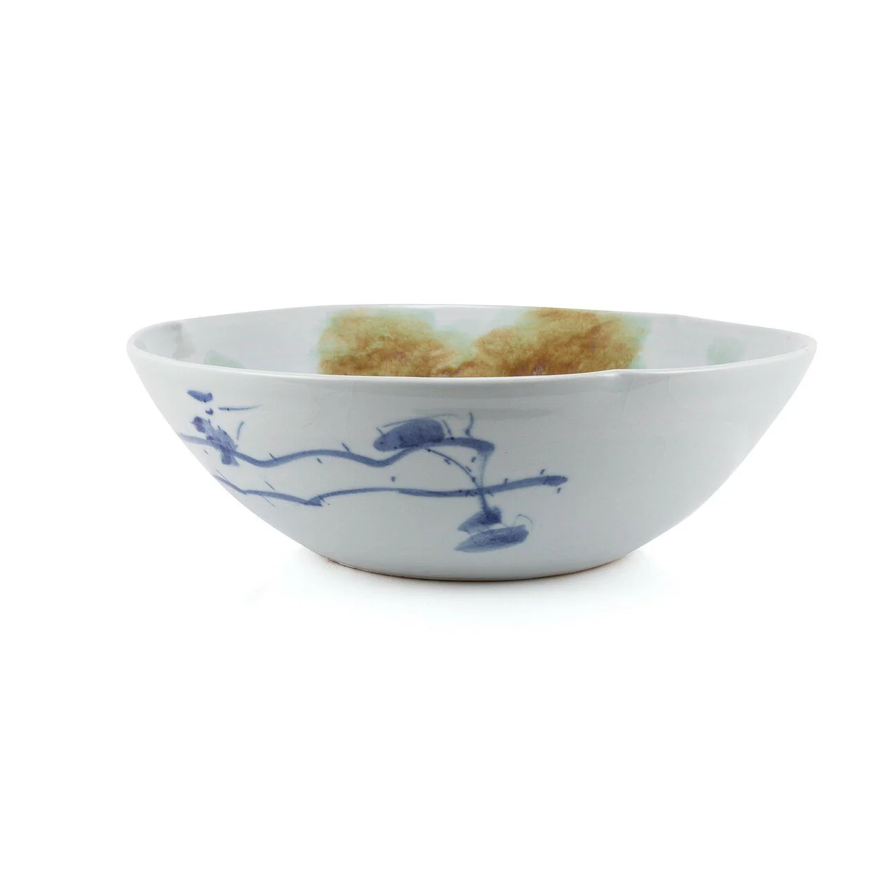 Legend of Asia Swirl Bowl Blue Water Village Large - Image 2