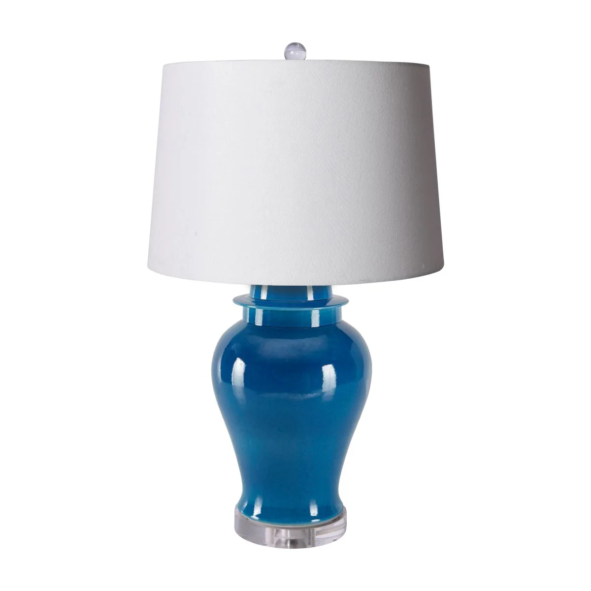 Legend of Asia Turquoise Temple Jar Table Lamp