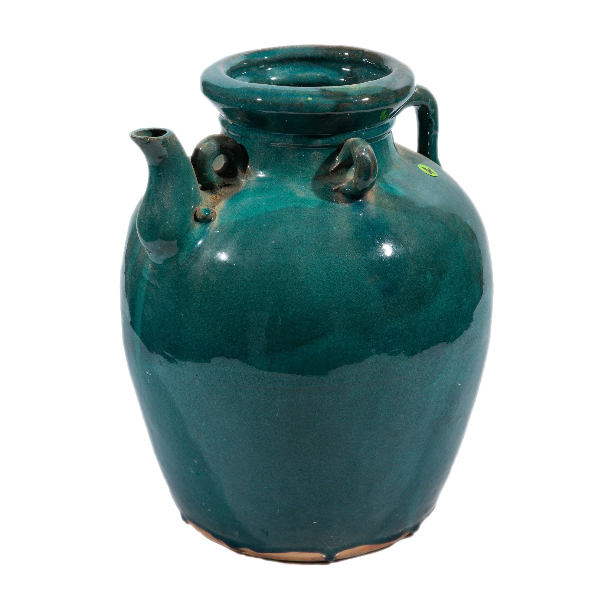 Legend of Asia Vintage Green Oil Pot Large