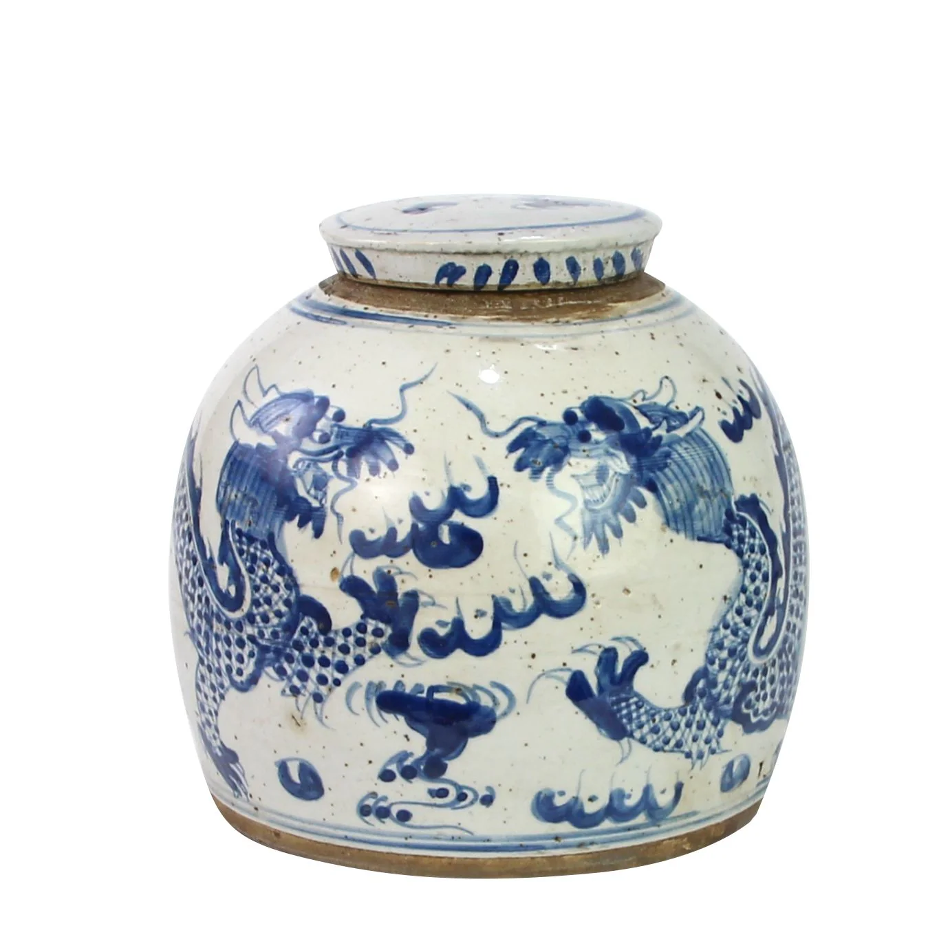 Legend of Asia Vintage Ming Jar Dragon Motif - Large