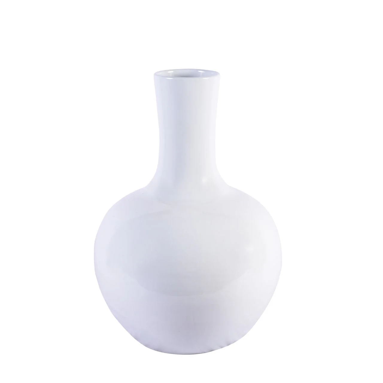 Legend of Asia White Globular Vase