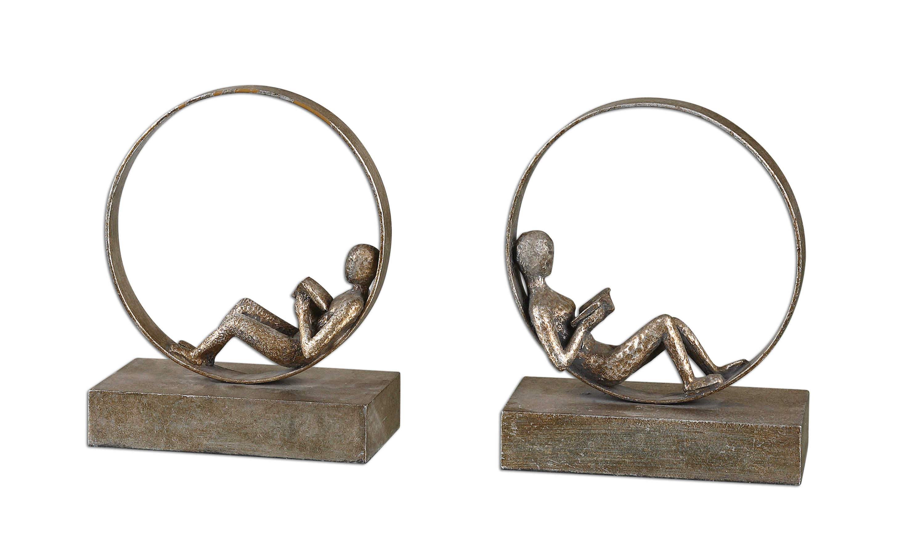 Uttermost Lounging Reader Bookends - Image 2