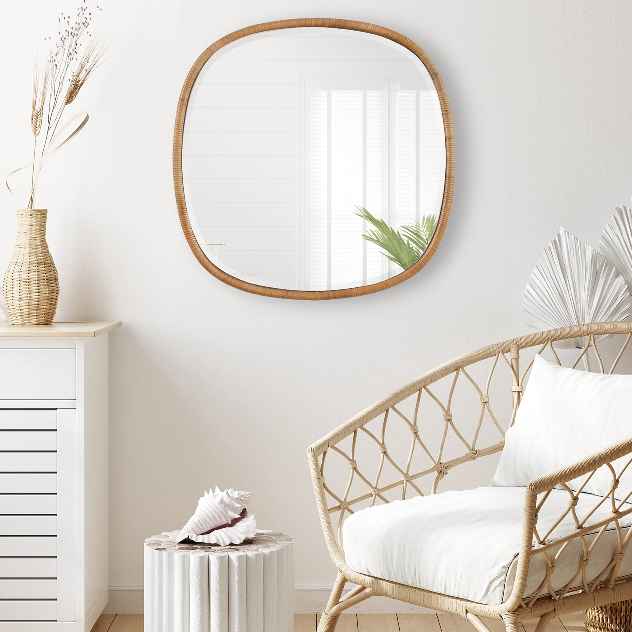 Lucca Rattan Mirror - Image 2