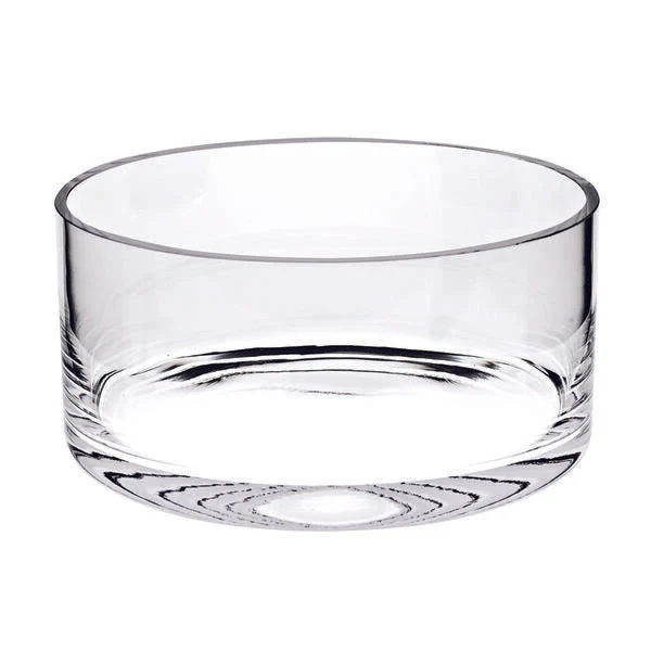 Manhattan European Mouth Blown Lead Free Crystal 10″ Bowl