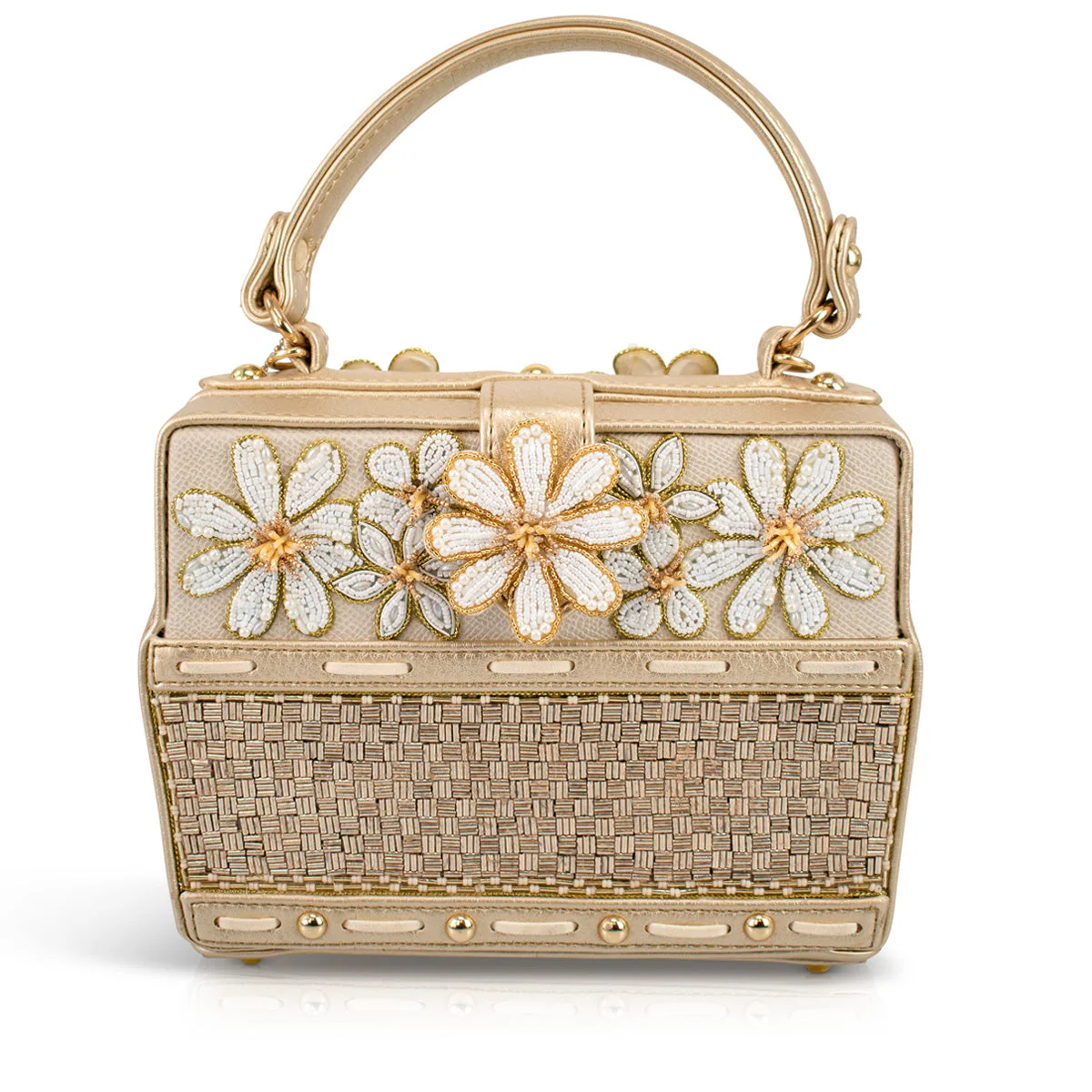 Mary Frances Basket Of Sunshine Top Handle Handbag - Image 2