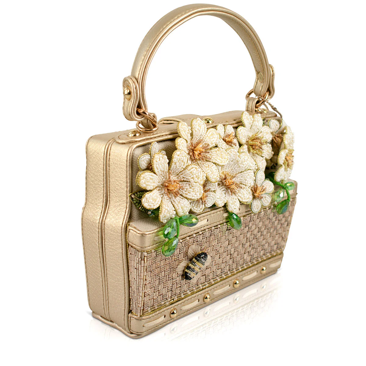 Mary Frances Basket Of Sunshine Top Handle Handbag - Image 3