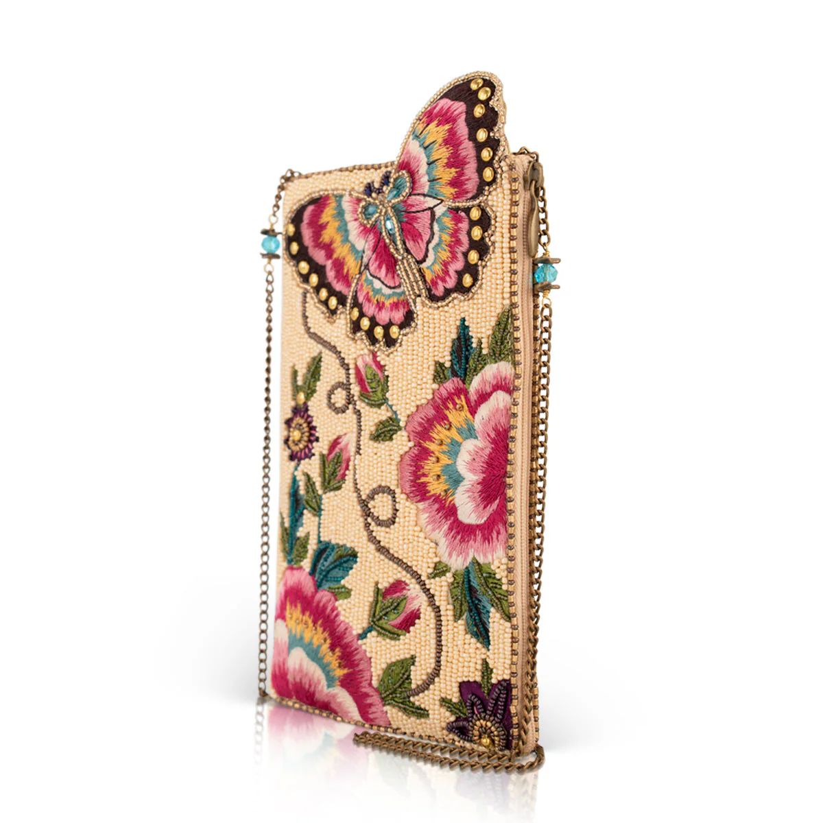 Mary Frances Butterfly Garden Crossbody Phone Bag - Image 4