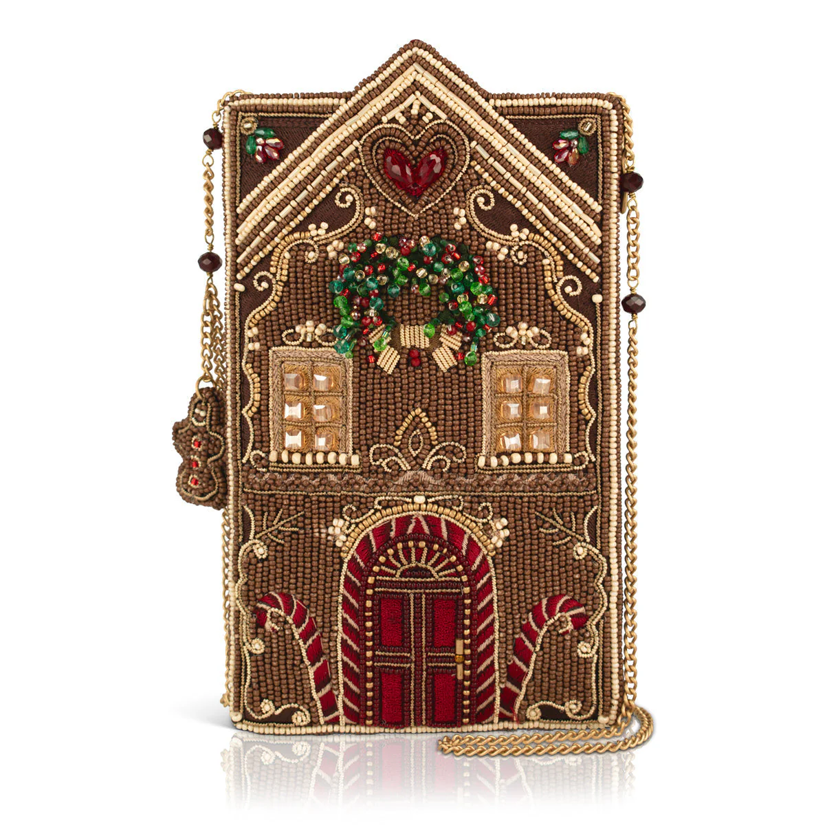 Mary Frances Candy Cottage Crossbody Phone Bag