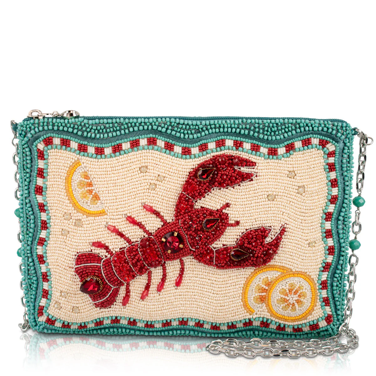Mary Frances Crack Me Up Crossbody Handbag