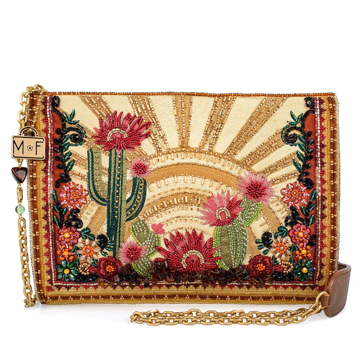Mary Frances Desert Sunrise Crossbody Handbag