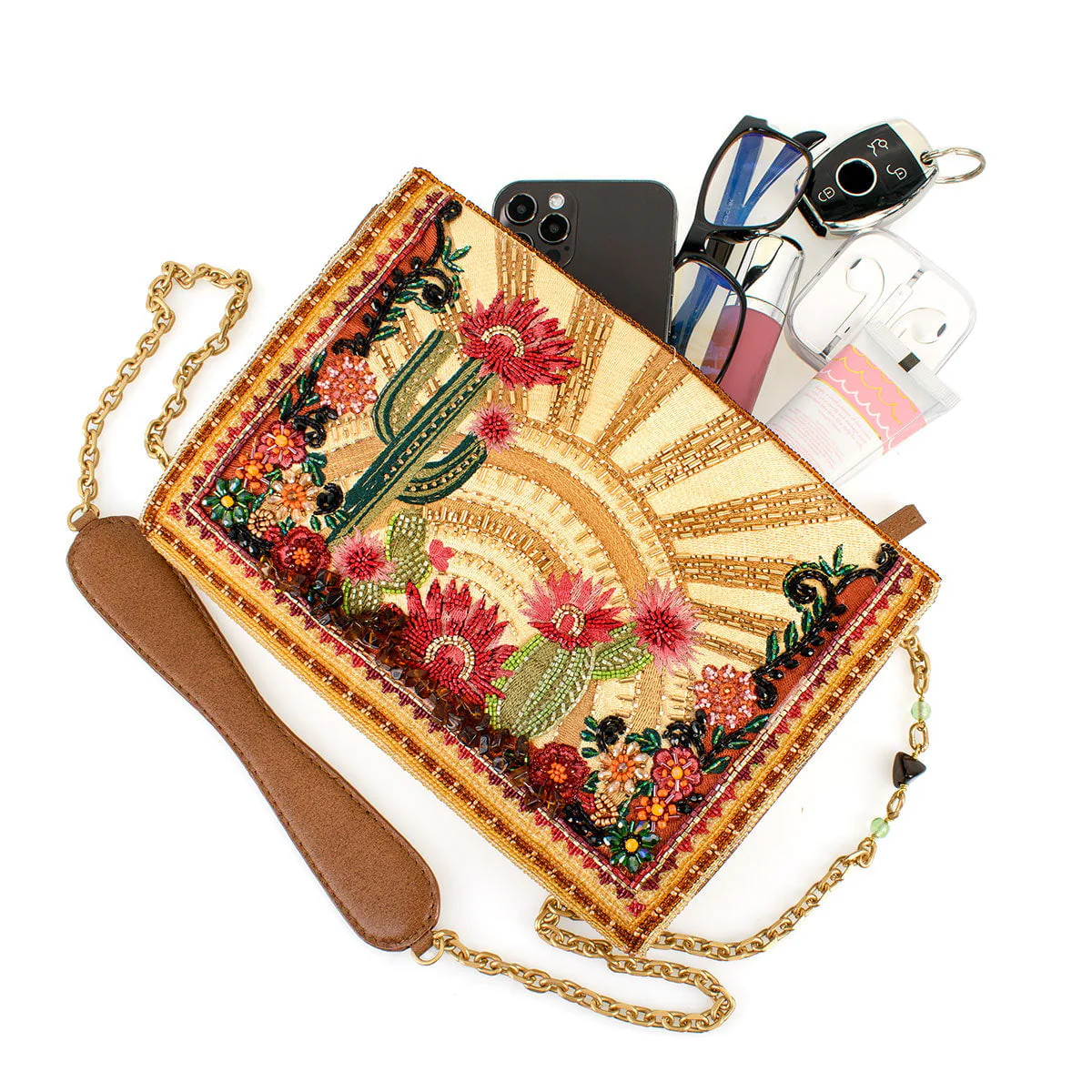 Mary Frances Desert Sunrise Crossbody Handbag - Image 7