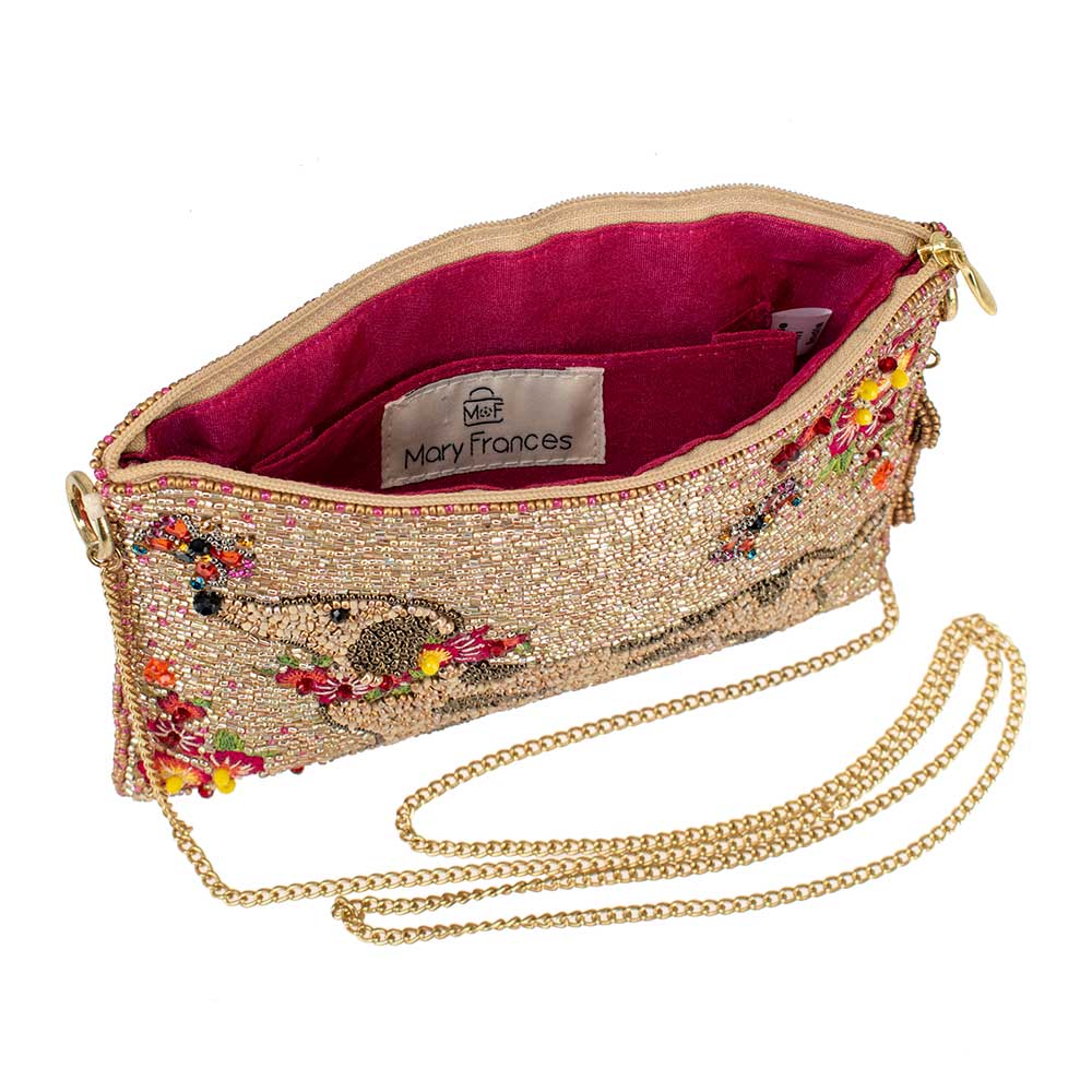 Mary Frances Doxie Beaded Crossbody Mini Handbag - Image 5
