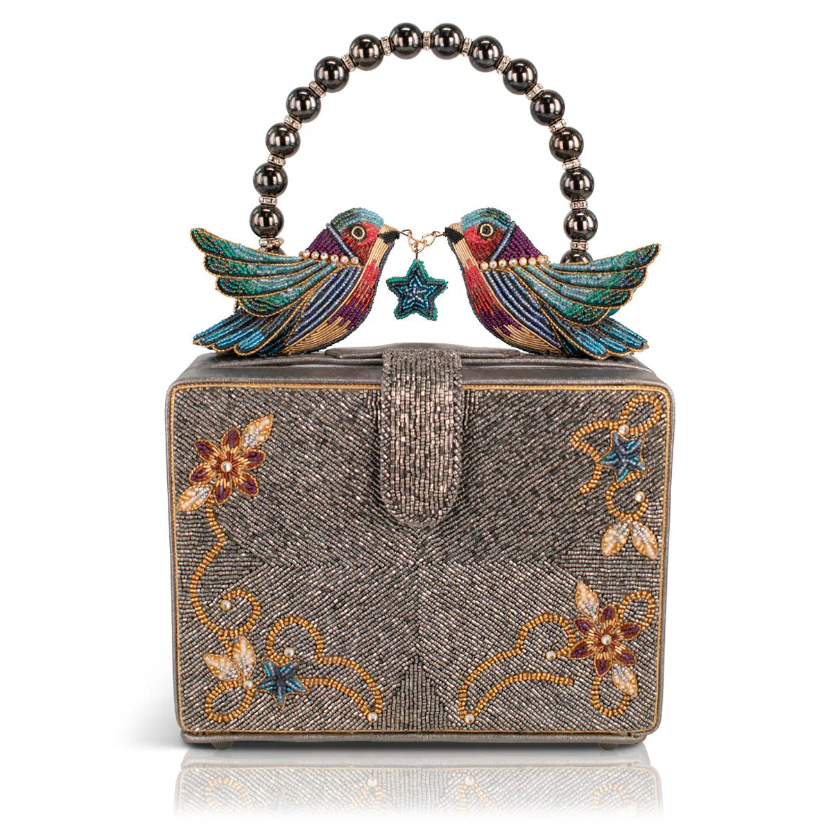 Mary Frances Fluttering Heart Top Handle - Image 3