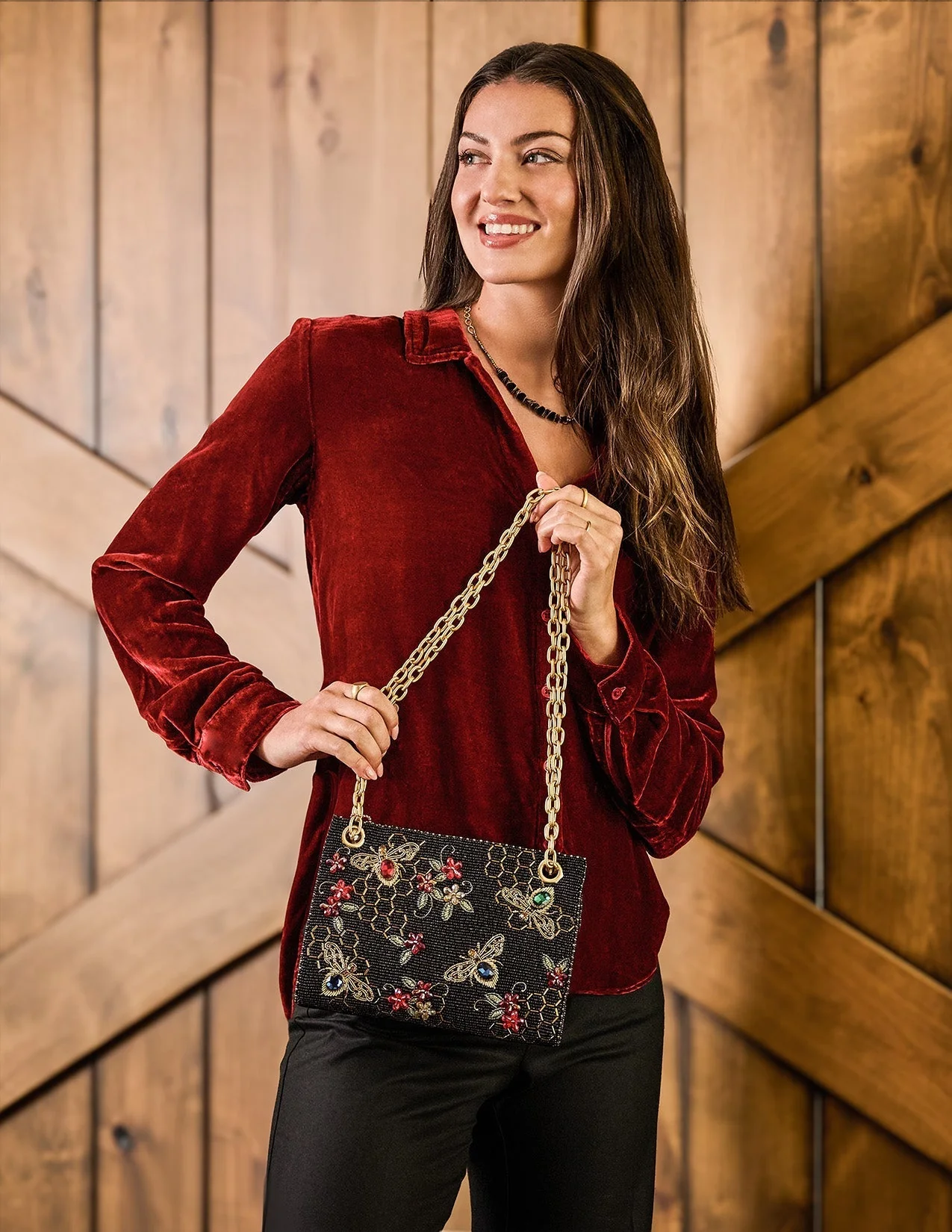 Mary Frances Haute Hive Crossbody Handbag - Image 2