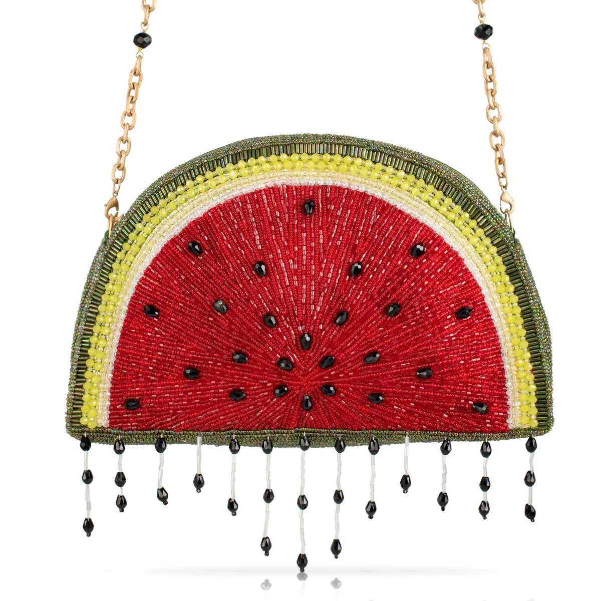 Mary Frances Hello Watermelon Crossbody Handbag - CLOSEOUT