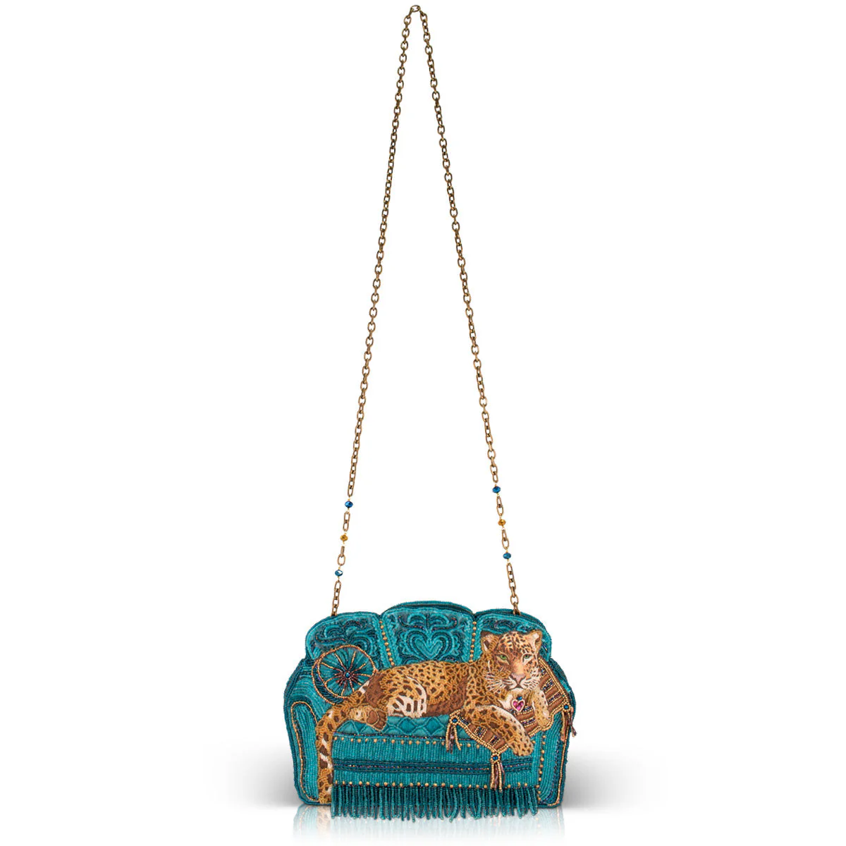 Mary Frances Lazy Leopard Crossbody Handbag - Image 7