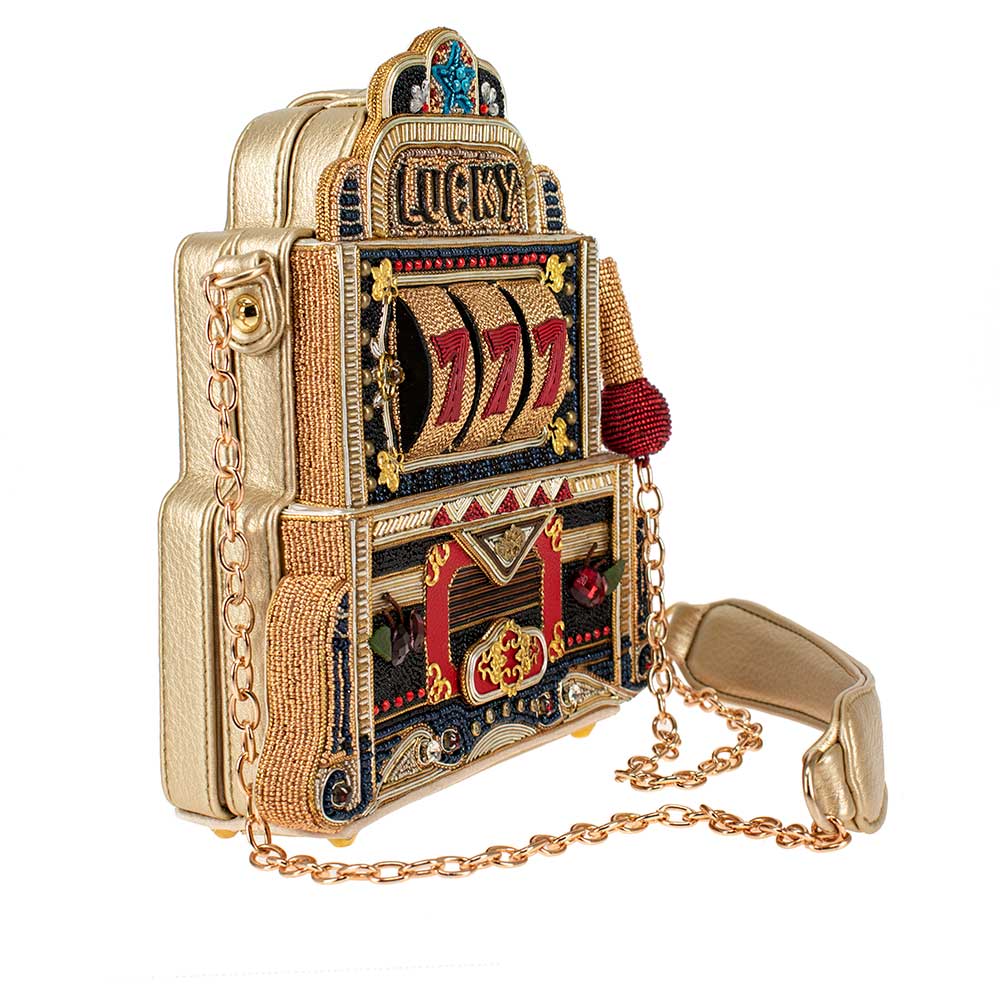 Mary Frances Lucky 7 Embellished Slot Machine Handbag - Image 2