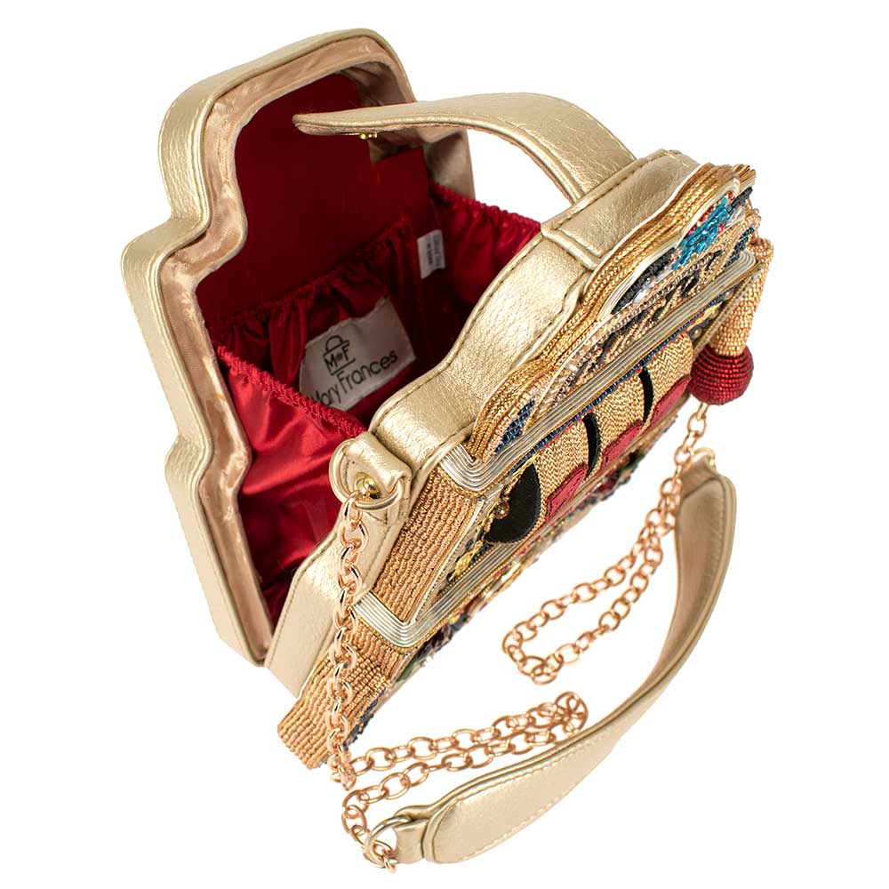 Mary Frances Lucky 7 Embellished Slot Machine Handbag - Image 5