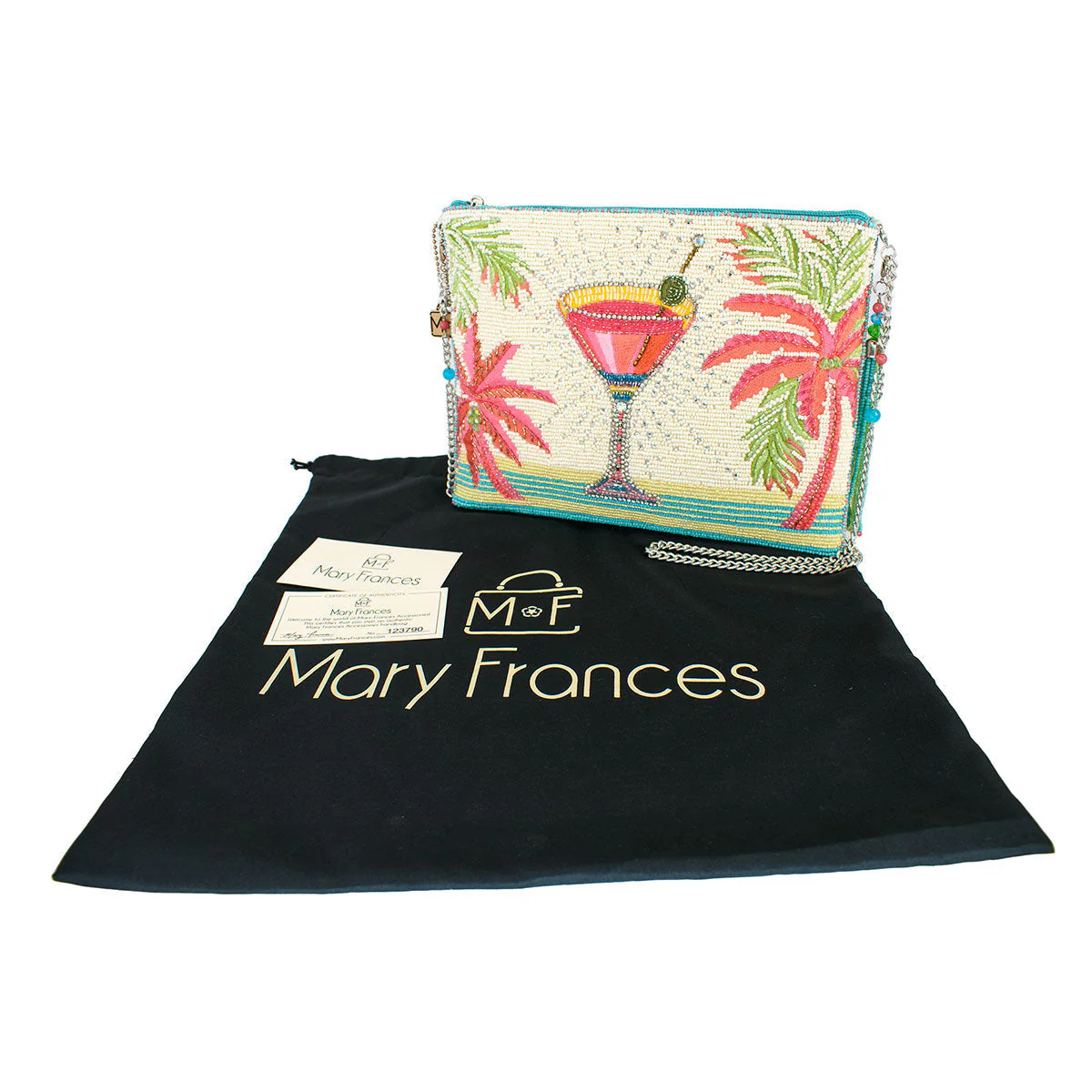 Mary Frances Palm Paradise Crossbody Handbag - Image 9