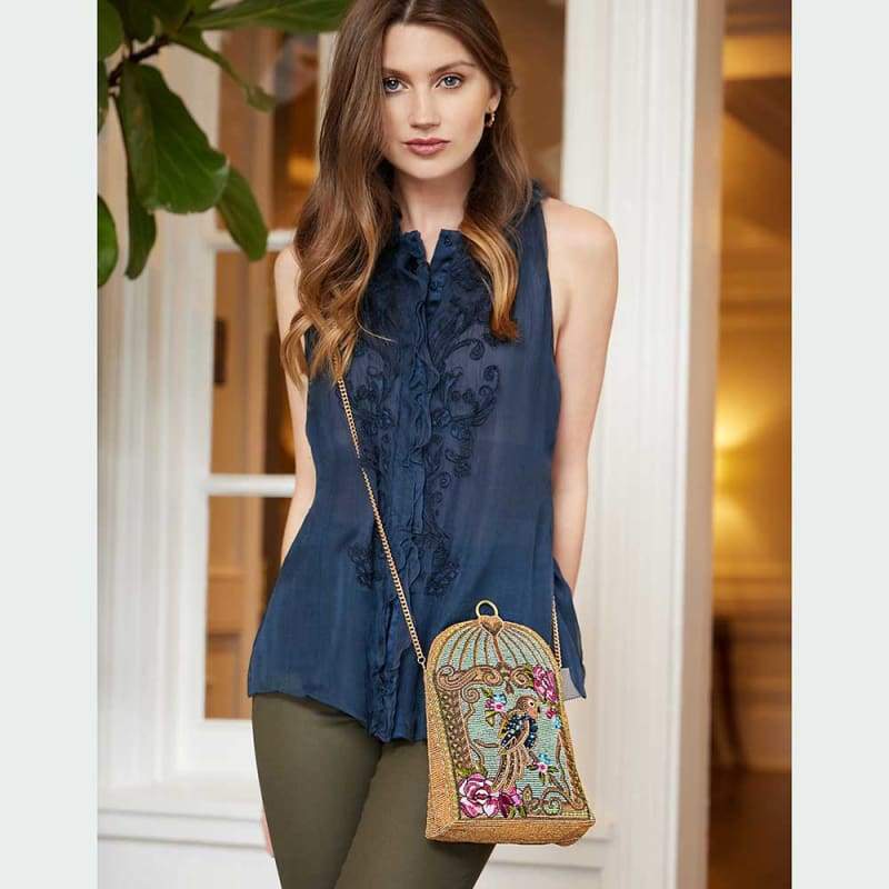 Mary Frances Pretty Parrot Crossbody Handbag - Image 2