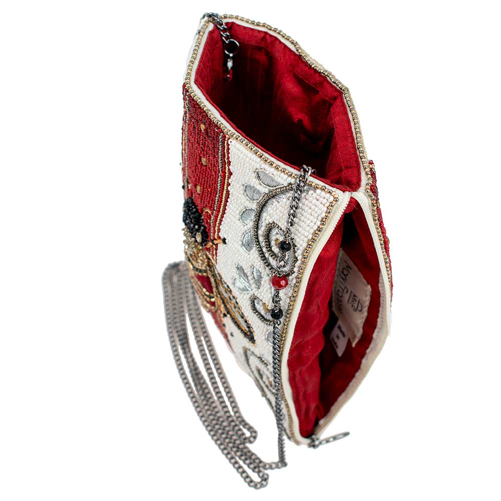 Mary Frances Royal Bee Mini Beaded Crossbody Handbag, Multi - Image 5