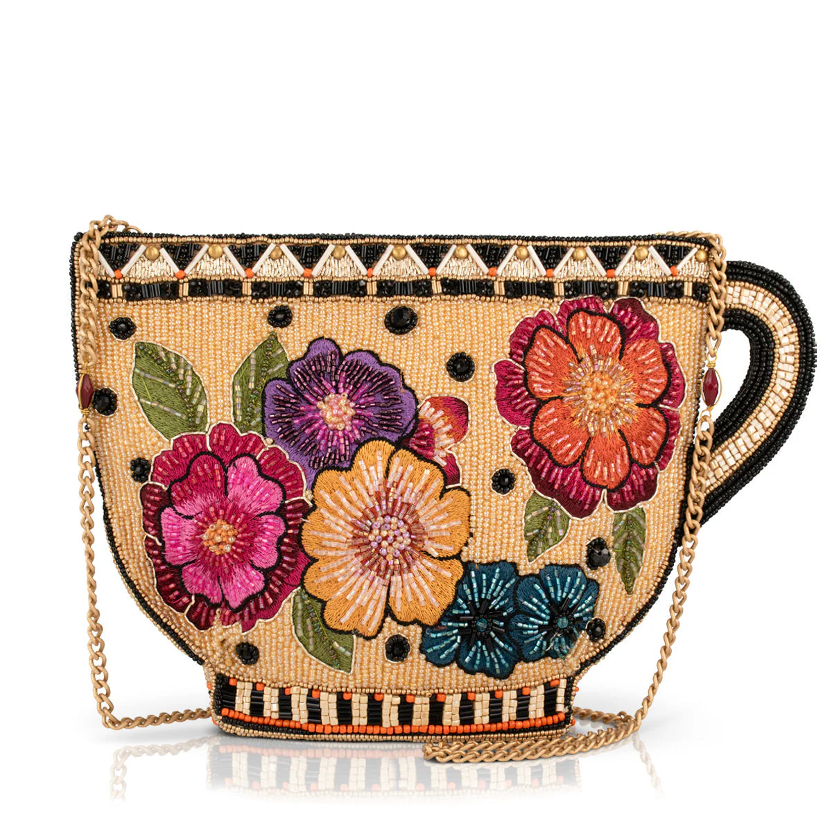 Mary Frances Tea Party Crossbody Handbag