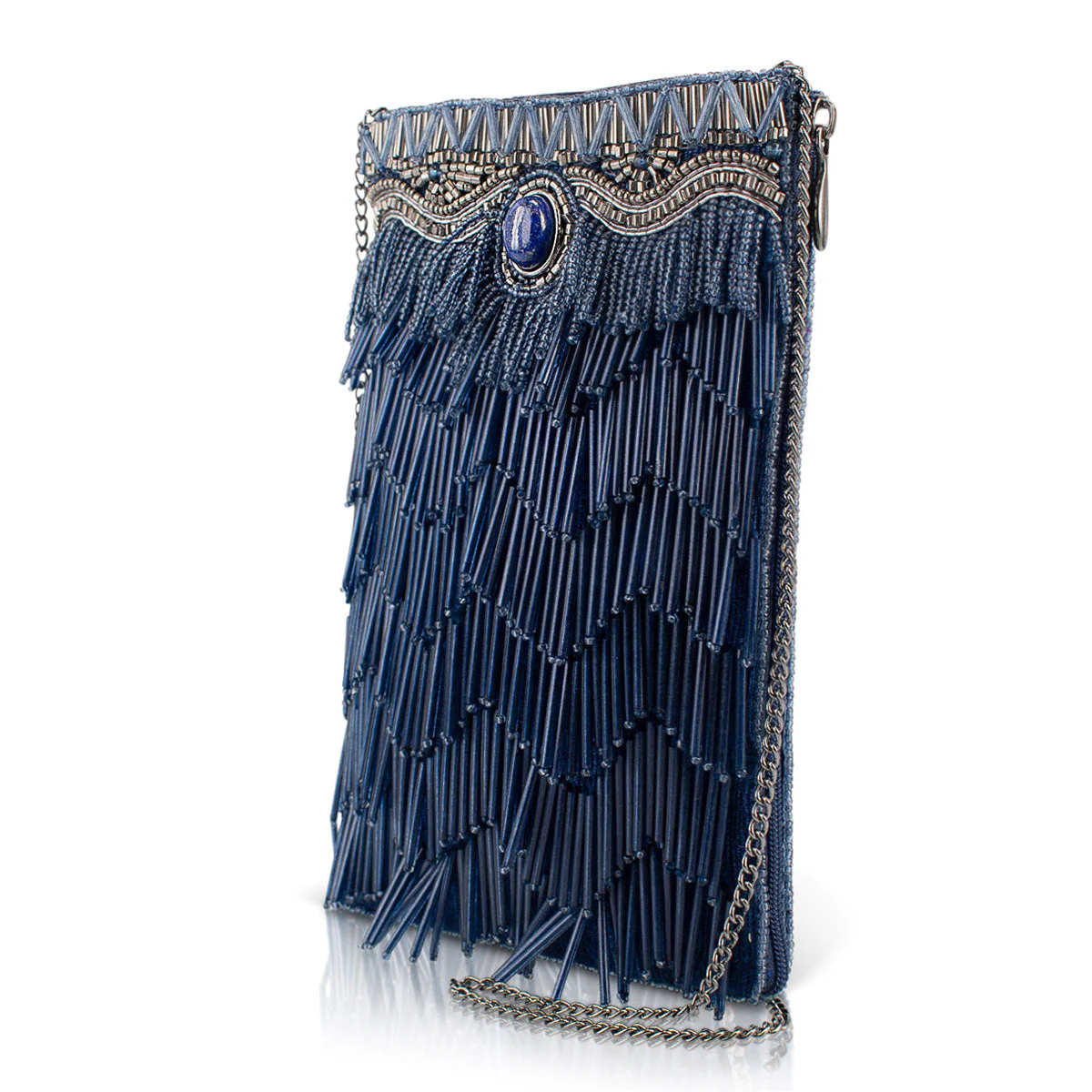 Mary Frances True Blue Crossbody Phone Bag - Image 3