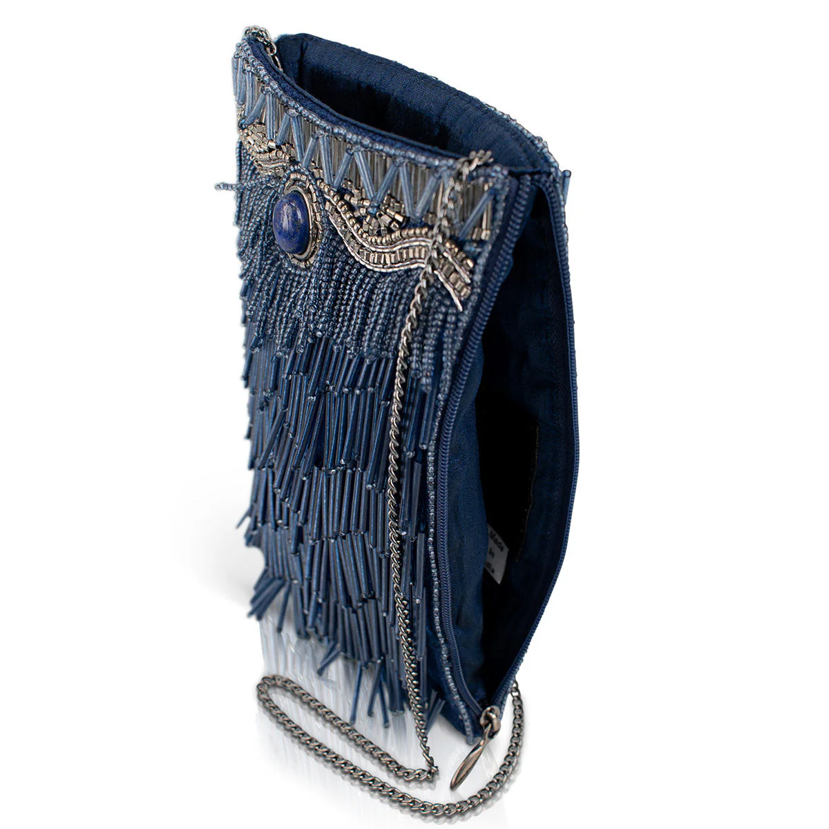 Mary Frances True Blue Crossbody Phone Bag - Image 4