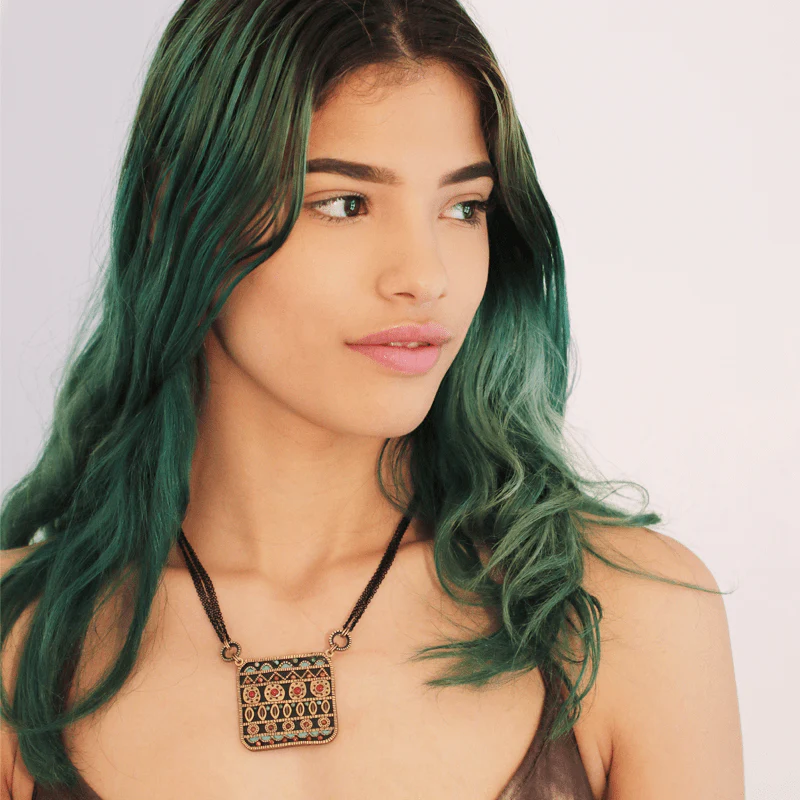 Michal Golan Earth Big Square Necklace