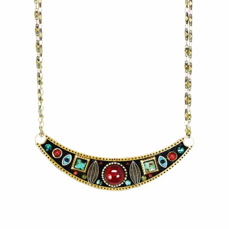 Michal Golan Earth Boomerang Necklace