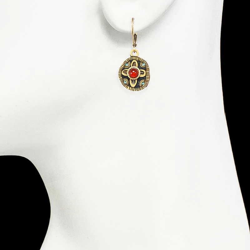Michal Golan Earth Circle Earrings - Image 2