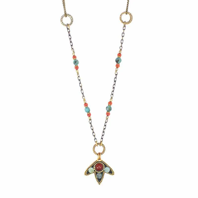Michal Golan Earth Leaves Necklace