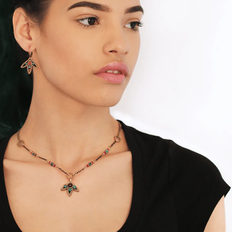 Michal Golan Earth Leaves Necklace - Image 3