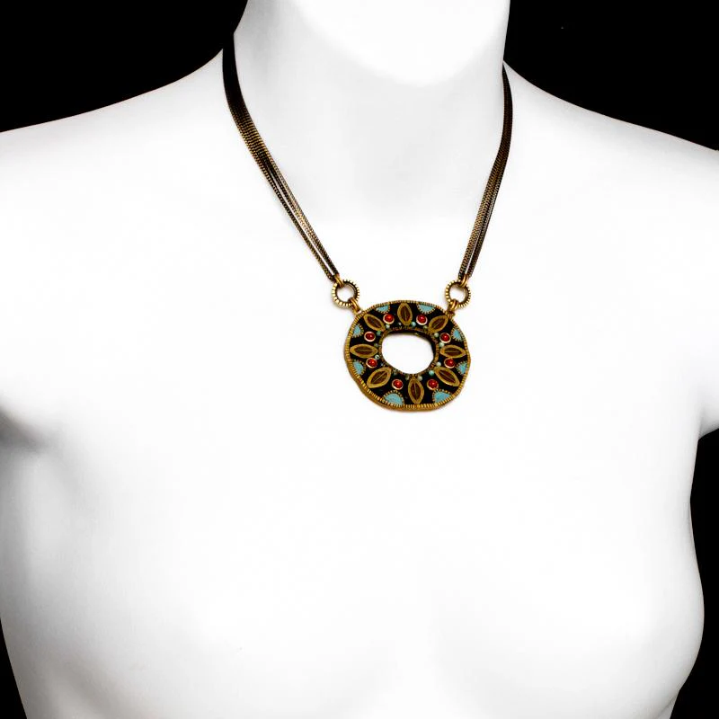 Michal Golan Earth Open Circle Necklace - Image 2