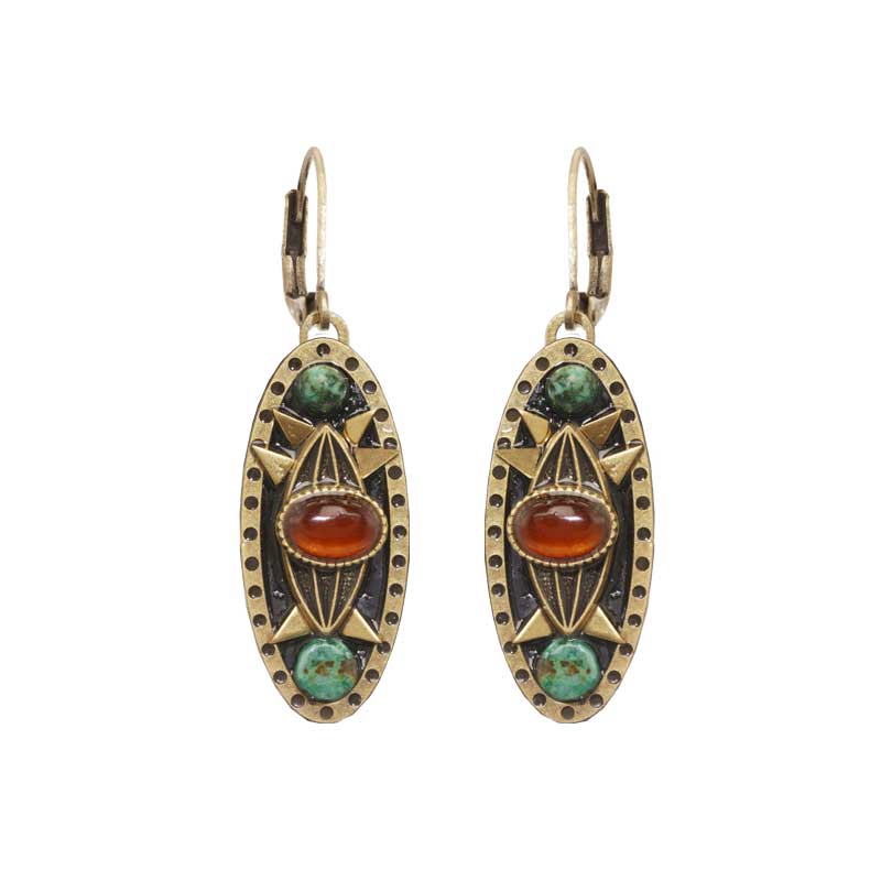 Michal Golan Earth Oval Earrings