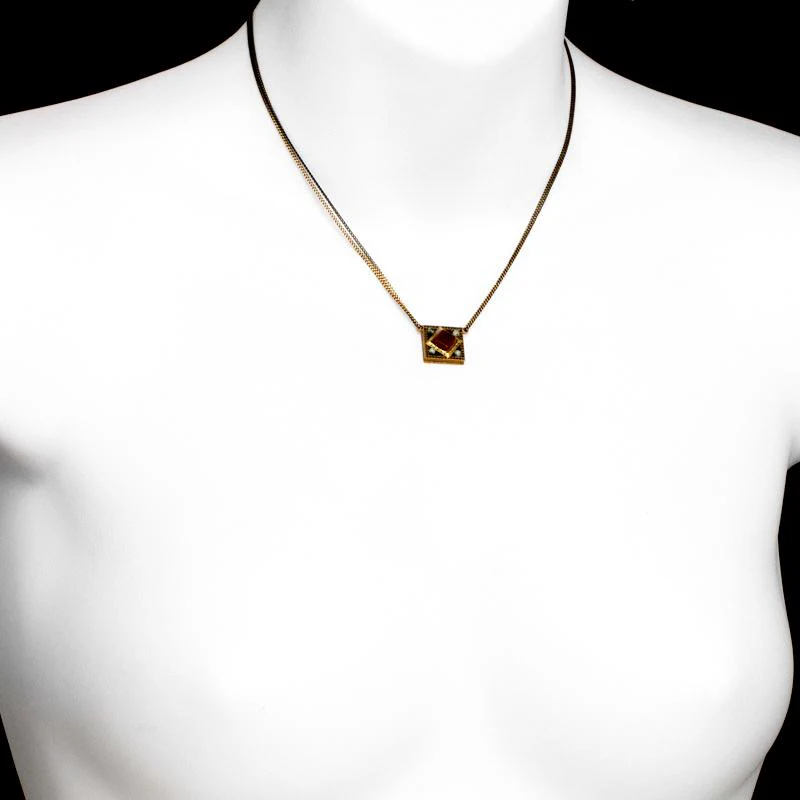 Michal Golan Earth Square Necklace - Image 2