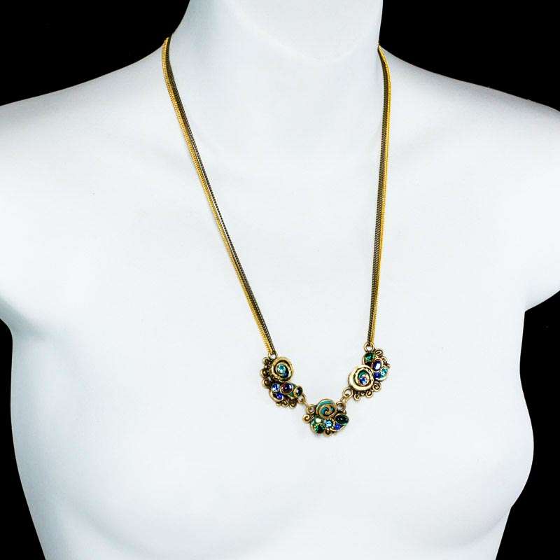 Michal Golan Emerald 3 Piece Pendant