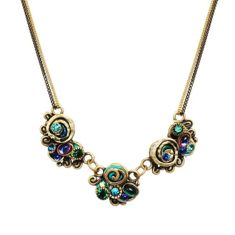 Michal Golan Emerald 3 Piece Pendant - Image 2